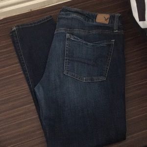 AE jeans 14 short skinny